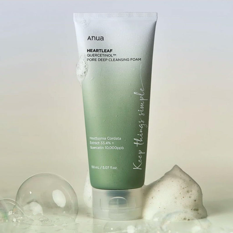 Heartleaf Quercetinol Pore Deep Cleansing Foam  - Anua