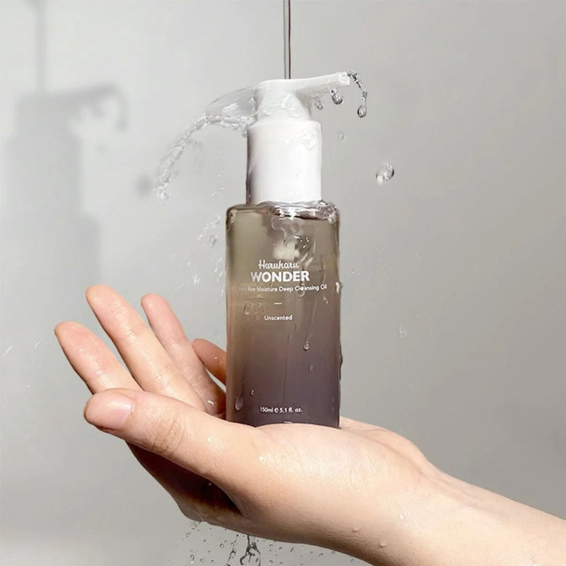 Black Rice Moisture Deep Cleansing Oil 150ml - Haruharu Wonder