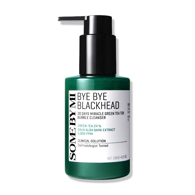 Bye Bye Blackhead 30 Days Miracle Green Tea Tox Bubble Cleanser - Some By Mi