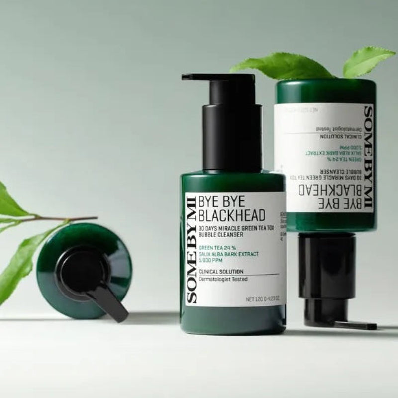 Bye Bye Blackhead 30 Days Miracle Green Tea Tox Bubble Cleanser - Some By Mi