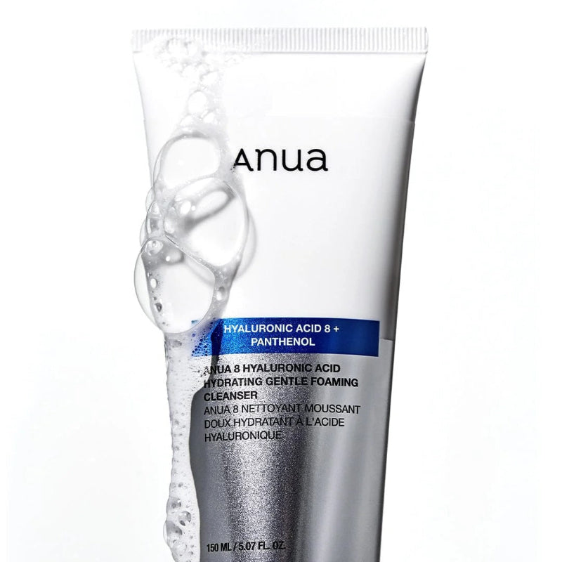 8 Hyaluronic Acid Hydrating Gentle Foaming Cleanser - ANUA