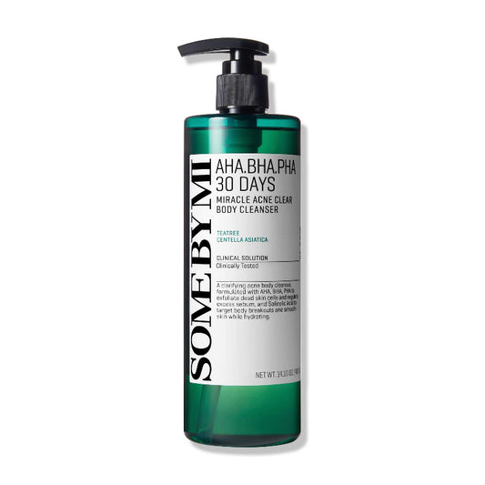AHA, BHA, PHA 30 Days Miracle Acne Clear Body Cleanser - Some by Mi