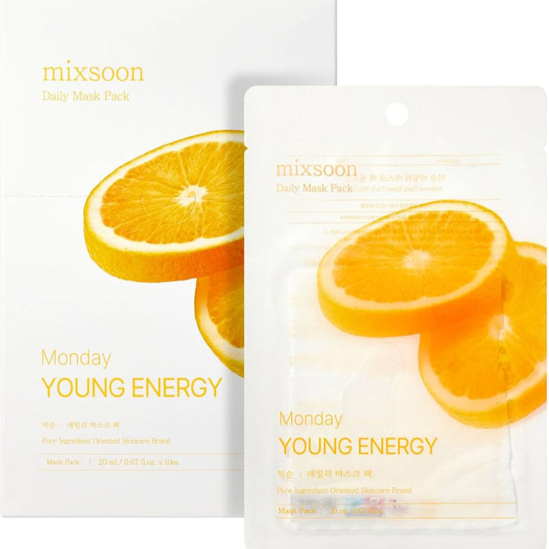 Daily Mask Pack 10 Sheets Set - 7 Types - Mixsoon